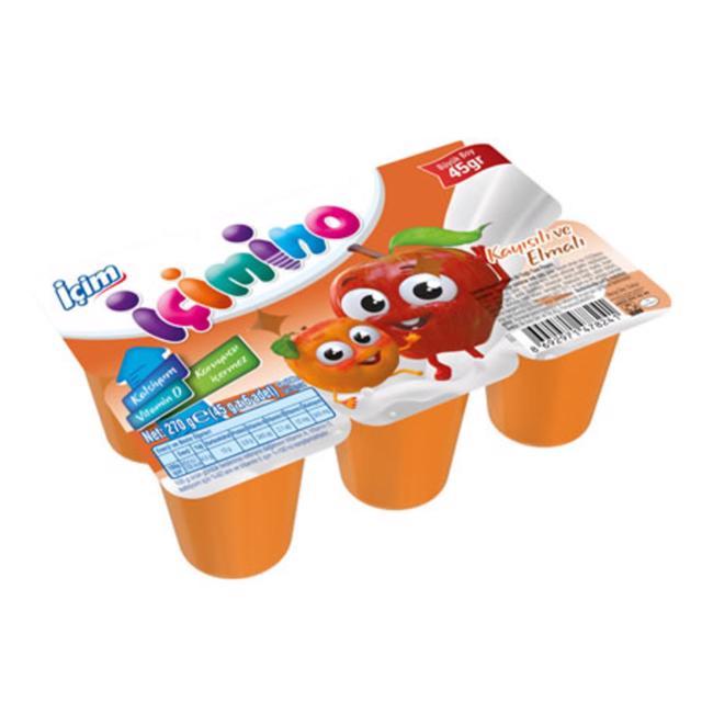 İçim İçimino Elma Kayısı Yoğurt 6 x 40 Gr